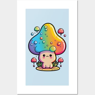 Trippy Mushroom, Chow Character, magic world Posters and Art